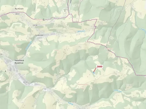 Dražba louky, Valašská Bystřice, 2510 m2