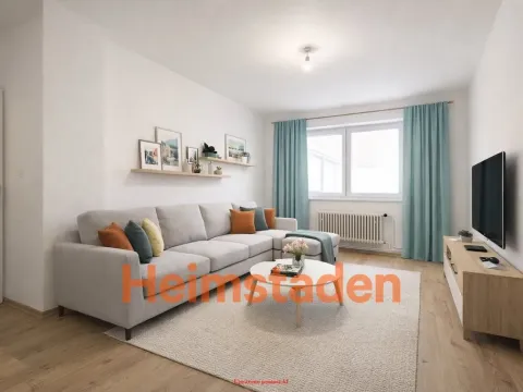 Pronájem bytu 2+1, Orlová - Poruba, Hornická, 51 m2
