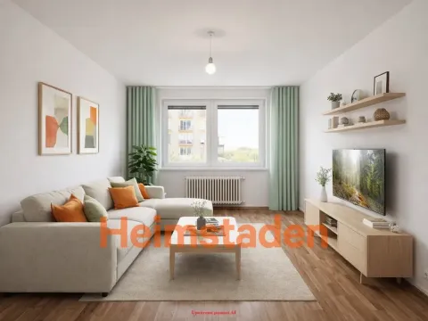 Pronájem bytu 2+1, Orlová - Lutyně, Masarykova třída, 61 m2