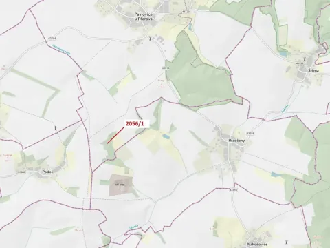 Dražba lesa, Pavlovice u Přerova, 168 m2