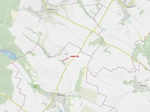 Dražba lesa, Horní Dunajovice, 263 m2