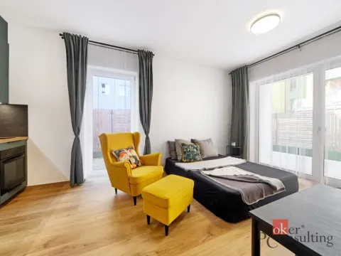 Pronájem bytu 1+kk, Brno - Zábrdovice, Hvězdová, 35 m2