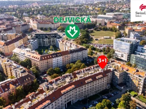 Prodej bytu 3+1, Praha - Bubeneč, Rooseveltova, 72 m2