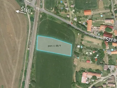 Prodej zahrady, Štětí, 3000 m2