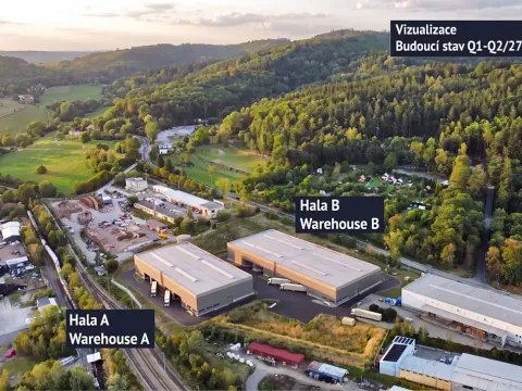 Pronájem skladu, Písek, 1500 m2
