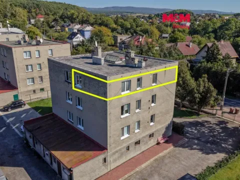 Prodej bytu 3+1, Velká Bystřice, Na Letné, 60 m2