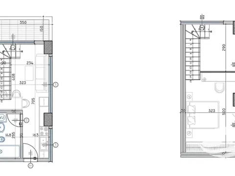 Prodej bytu 2+kk, Qerret, Albánie, 44 m2
