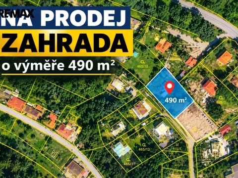 Prodej zahrady, Vranov nad Dyjí, 490 m2